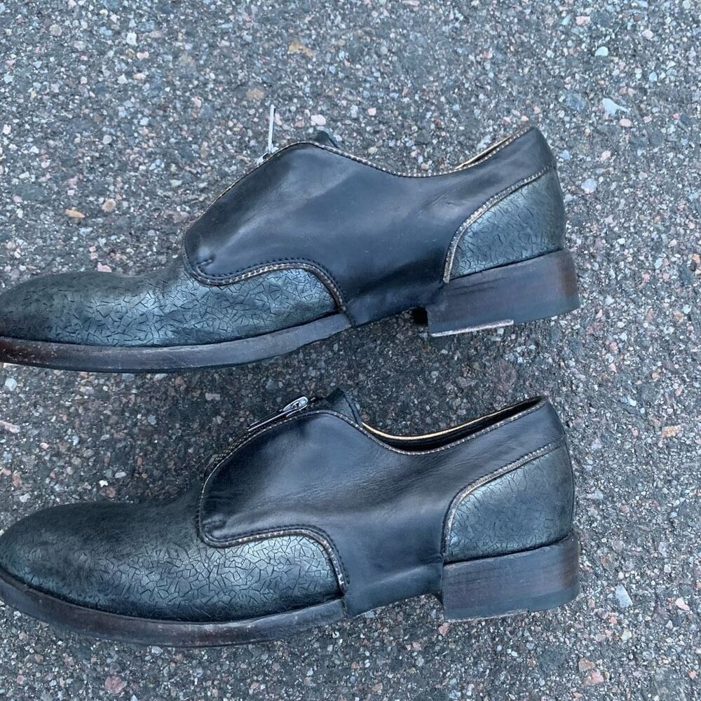 LA BOTTEGA voters genuine leather loafers ankle boots womens 7.5 true to size